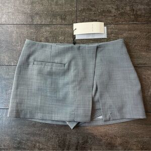 Bec + Bridge gray wrap mini skirt